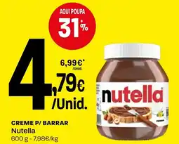 Intermarché Creme p/ barrar nutella promoção