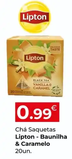 Miranda Supermercados Chá Saquetas Lipton - Baunilha & Caramelo promoção