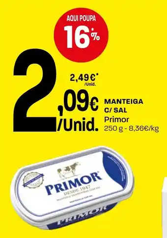 Manteiga c/ sal primor