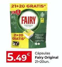 Miranda Supermercados Cápsulas Fairy Original 21+20 promoção