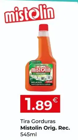 Miranda Supermercados Tira Gorduras Mistolin Orig. Rec. promoção