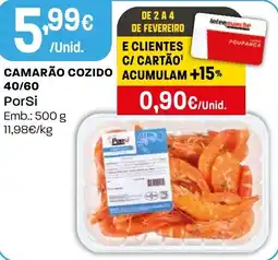 Intermarché Camarão cozido 40/60 PorSi promoção