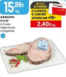 Intermarché Garoupa PorSi promoção