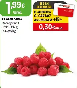 Intermarché Framboesa promoção