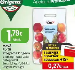 Intermarché Maçã PorSi Programa Origens promoção