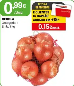Intermarché Cebola promoção