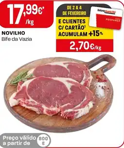 Intermarché Novilho Bife da Vazia promoção
