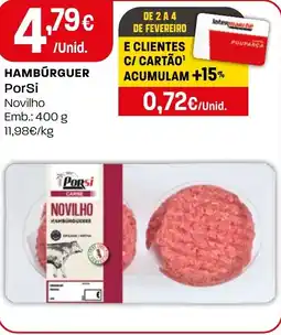 Intermarché Hamburguer PorSi promoção