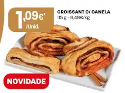 Intermarché Croissant c/ canela promoção