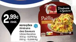 Intermarché Refeições Itinéraire des Saveurs promoção