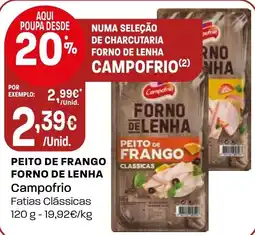 Intermarché Peito de frango forno de lenha Campofrio promoção