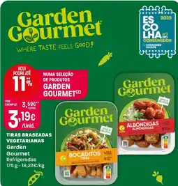 Intermarché Tiras braseadas vegetarianas Garden Gourmet promoção