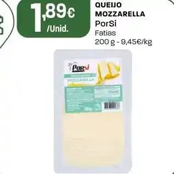 Intermarché Queijo mozzarella PorSi promoção