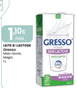 Intermarché Leite s/ lactose Gresso promoção