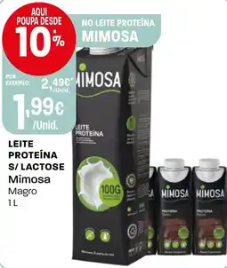 Intermarché Leite proteína s/lactose Mimosa promoção