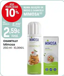 Intermarché Chantilly Mimosa promoção