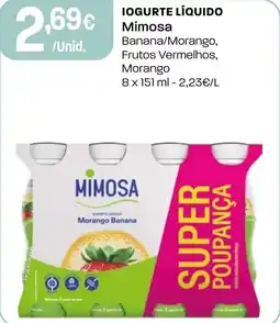 Intermarché Iogurte líquido Mimosa promoção