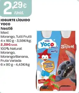 Intermarché Iogurte líquido yoco Nestlé promoção
