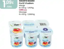 Intermarché Iogurte magro PorSi VivaBem promoção