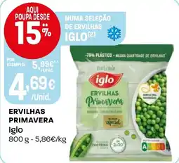Intermarché Ervilhas primavera Iglo promoção