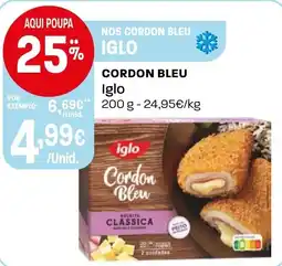Intermarché Cordon bleu Iglo promoção