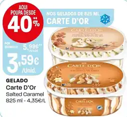 Intermarché Gelado Carte D'Or promoção