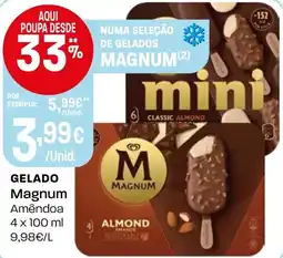 Intermarché Gelado Magnum promoção