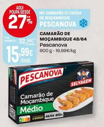 Intermarché Camarão de moçambique Pescanova promoção