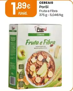Intermarché Cereais PorSi promoção