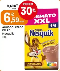 Intermarché Achocolatado em pó nesquik promoção