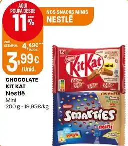 Intermarché Chocolate kit kat Nestlé promoção