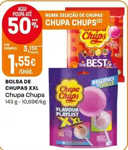 Intermarché Bolsa de chupas xxl Chupa Chups promoção