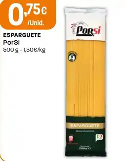 Intermarché Esparguete PorSi promoção