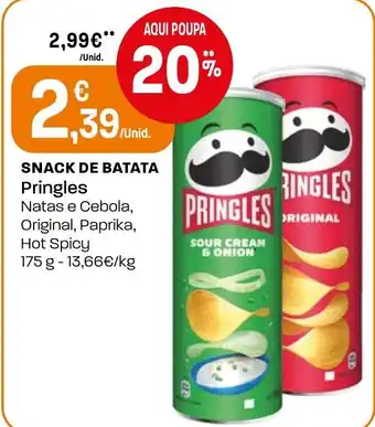 Intermarché Snack de batata Pringles promoção