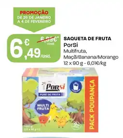 Intermarché Saqueta de fruta PorSi promoção