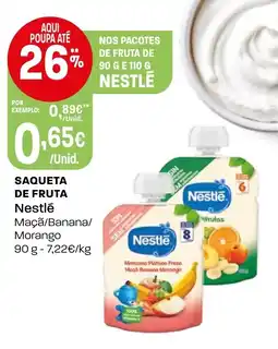 Intermarché Saqueta de fruta Nestlé promoção