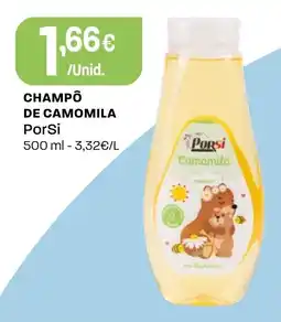 Intermarché Champô de camomila PorSi promoção