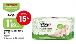 Intermarché Toalhitas p/ bebé PorSi promoção