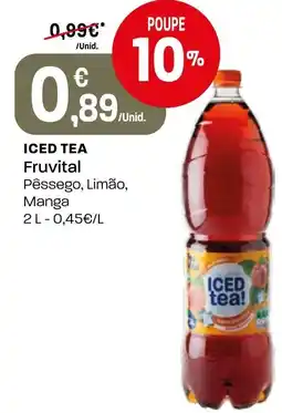 Intermarché Iced tea Fruvital promoção