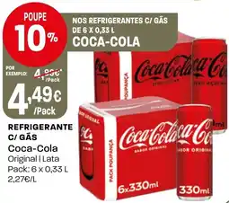 Intermarché Refrigerante c/ gās Coca-Cola promoção