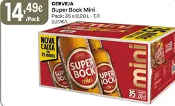 Intermarché Cerveja Super Bock Mini promoção