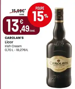 Intermarché Carolan's Licor promoção