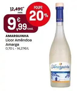 Intermarché Amarguinha Licor Amêndoa Amarga promoção