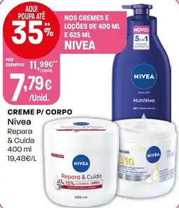 Intermarché Creme p/ corpo Nivea promoção
