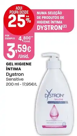 Intermarché Gel higiene íntima Dystron Sensitive promoção