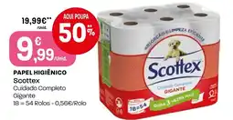 Intermarché Papel higiénico Scottex promoção