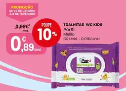 Intermarché Toalhitas wc kids PorSi promoção