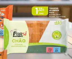 Intermarché Toalhitas de limpeza porsi promoção