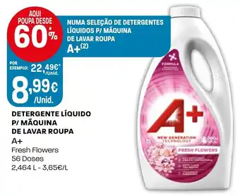 Intermarché Detergente líquido p/ máquina de lavar roupa A+ promoção
