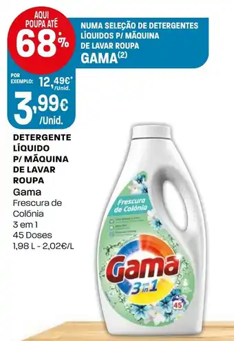 Intermarché Detergente líquido p/ máquina de lavar roupa Gama promoção